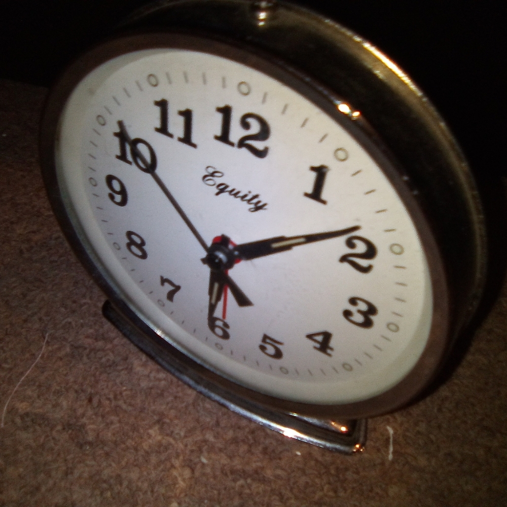 Vintage Equity alarm clock it works great